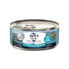 ZIWI Peak Canned Wet Cat Food – All Natural, High Protein, Grain Free, Limited Ingredient, with Superfoods (Mackerel & Lamb, Case of 24, 3oz Cans)