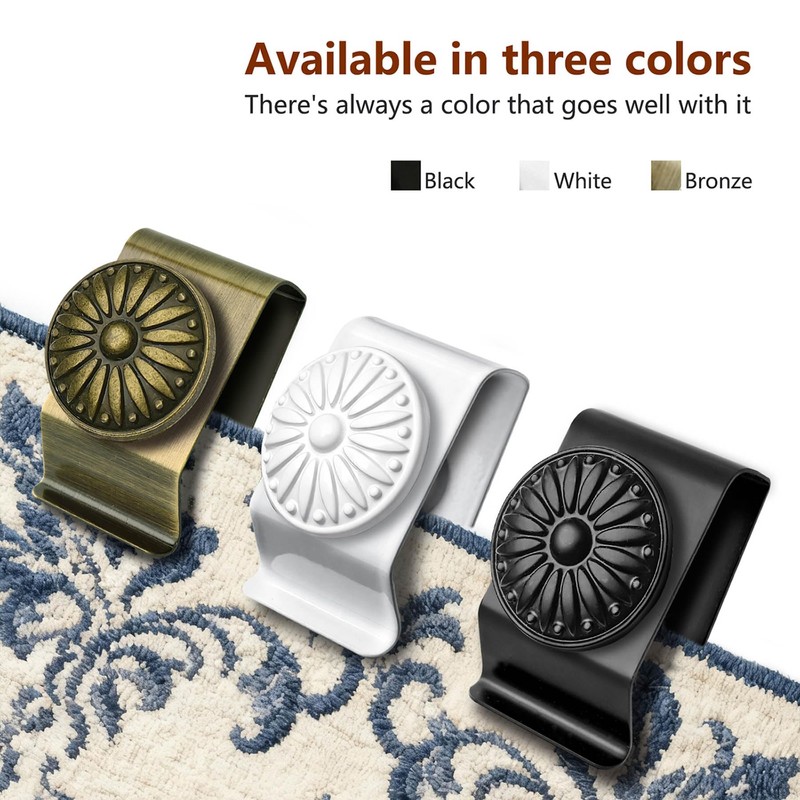 Tapestry Wall Hanging Clamps 4 Pack 1.2x2.0 Textile Art Decoration
