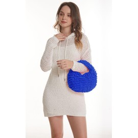 CATMICOO Y2K Fuzzy Purse, Fluffy Tote Bag, Cute Plush Purse for Women