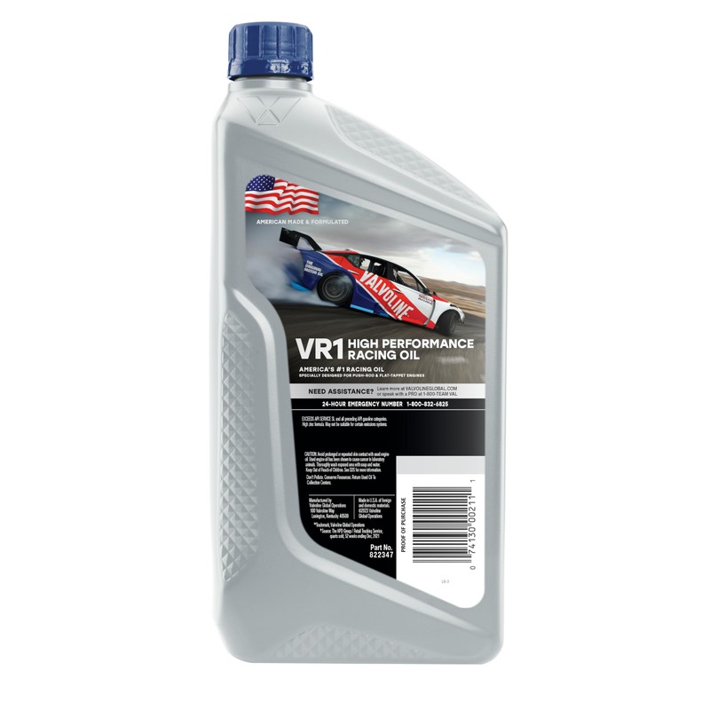 Valvoline VR1 Racing SAE 20W-50 Motor Oil 1 QT
