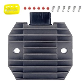 Replace 31600-HM8-003 YINNCKE Voltage Regulator Rectifier Fits for Yamaha XVS 125 250 Dragstar XVS650 XVS1100 YFM350 YZF R6 Big Bear 400 2WD 4WD Grizzly 600 660 Kodiak 400 450 Majesty Rhino 450 660
