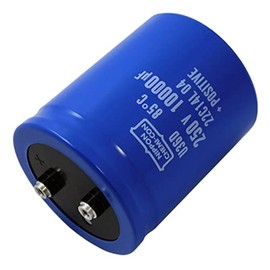 Elko Capacitor Radial 10000µF 250V Screw Electrolytic Capacitor up to 85°C 10000uF Electrolytic Capacitor from United Chemi-Con