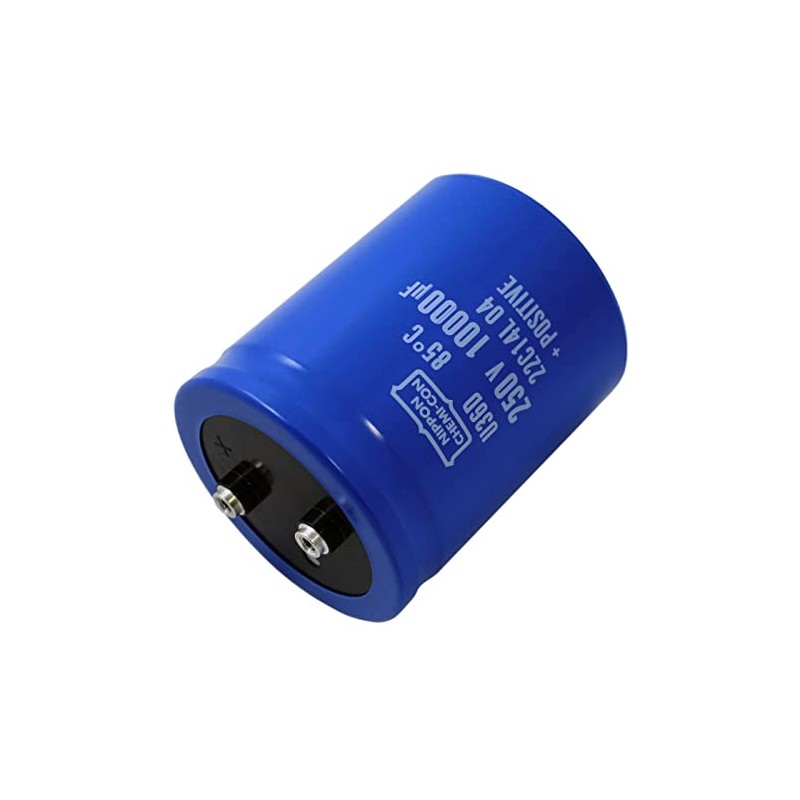 Elko Capacitor Radial 10000µF 250V Screw Electrolytic Capacitor up to