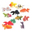 12Pcs Model Plastic Goldfish Toys Set Teaching props