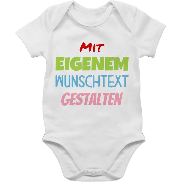 Geschenk mit Namen personalisiert by Shirtracer - Baby Bodysuit Boy