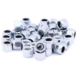 M6 (6mm) Nyloc Hex Nut (Type-P) - Steel (Pack of 40)