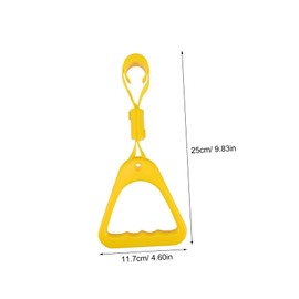 TOVINANNA Subway Handrail Ring for Elderly Durable Yellow Mobility Aid Portable Vehicle Support Handle for Public Transport Use for Seniors and Disabled Individuals