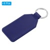 PATIKIL Sublimation Keychain Blanks, 6 Pack PU Leather Keychain Blanks