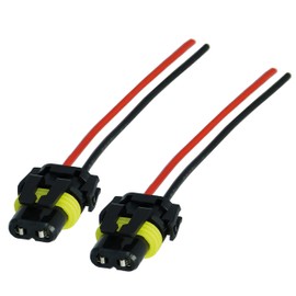 L & P Car Design 2x HB4 Lamps Plug Socket Lamp Socket Lamp Socket Lamp Socket Lamp Socket P22d 9006 with Cable for Lamps Bulbs Bulbs