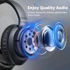 Botesty Sound Wired Over-Ear Headphones with Mic, Foldable, 3.5mm Plug,