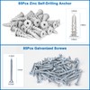 Vmuter Self Drilling Drywall Anchors, 170PCS Heavy Duty Dry Wall