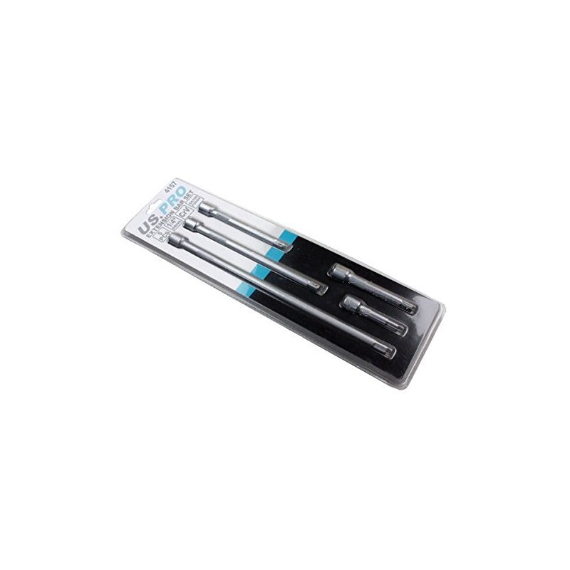 US PRO 1/4" Dr Extension Bar Set 5pc - 50/75