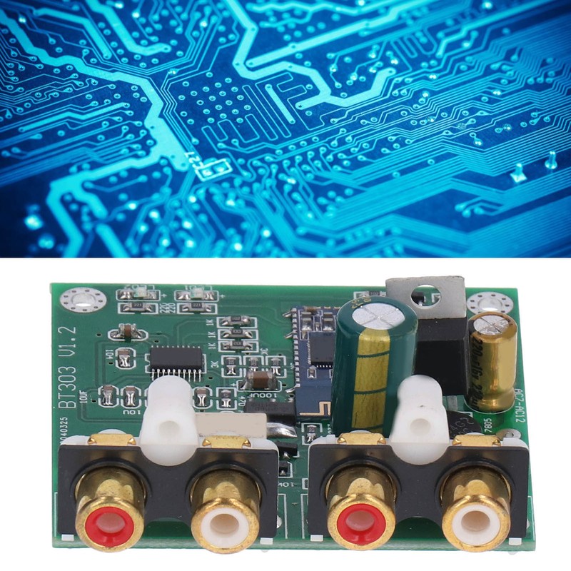 Bluetooth 5.0 Decoder Board Adapter Converter Module AC6‑12V/DC7‑15V