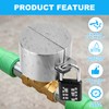 Faucet Locks Outdoor, Stainless Steel Water Spigot Lock for Garden