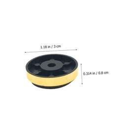 TEHAUX 12pcs Speaker Isolation Pad High Density Vibration Absorber for Amplifiers and Turntables Soft Material Reduces Noise and External Impact for Audio Equipment Stability