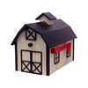 AmishToyBox.com Deluxe Wooden Mailbox, Post Mount, Dutch Barn Style (Beige