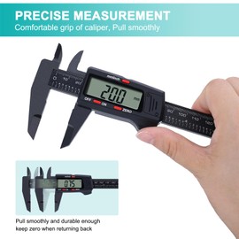 Kynup Digital Caliper, Caliper Measuring Tool with LCD Screen, Electronic Micrometer Caliper with Auto-Off Feature, Inch and Millimeter Conversion(0-6")