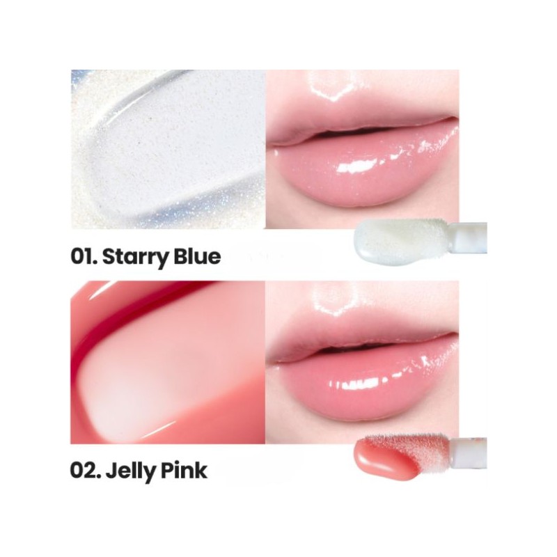 FIVEVIBE After Plumper 3D Glossy Lip 4ml, Color:01 Starry Blue