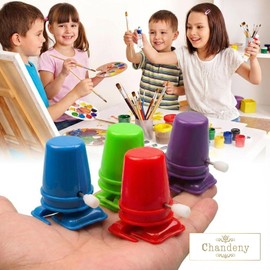 Chandini Walking Spring Toy Parts, Repair, Mechanism, Retro Parts, DIY, Handmade Parts, For Ages 6 and Up, Green
