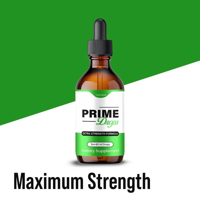 Prime Drops Supplement, Max Strength, Prime Liquid Drops (3 pack)