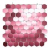 Panel Decorativo Shimmer 4d Hexagonal 40 Pzas 30cm X 30cm