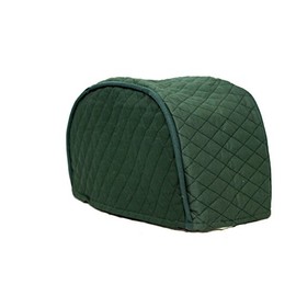 2 Slice Toaster Cover (11"x6.5"x7.5") / Quilted Double Faced Cotton, Hunter Green