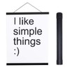 Sanauto Poster Strips, Poster Rail, Magnetic Wooden Poster Hanger Holder
