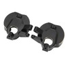 2Pcs RC Steering Knuckles Black Coated Brass Front Steering Knuckles