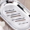 S-TROUBLE 22mm Plastic Shower Rail Soap Holder Soap Pallet Shower
