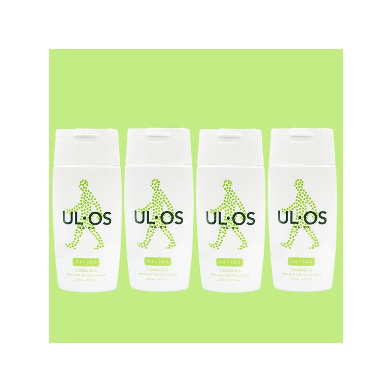 Urros 우르오스 모이스처라이저 스킨밀크 중건성 200mlx4개 Uros Moisturizer Skin Milk