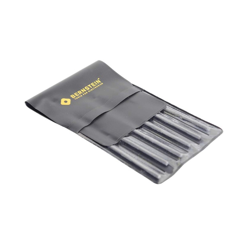 Bernstein 5-210 6-Piece Set of Needle Files in Plastic Case