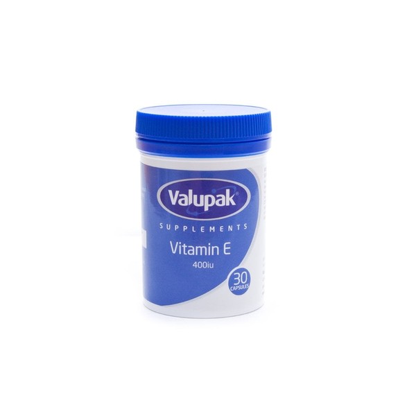 Valupak Vitamin E 400Iu Capsules 30's