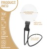 5X Hands Free Magnifying Glass with Light for Reading, 6.3