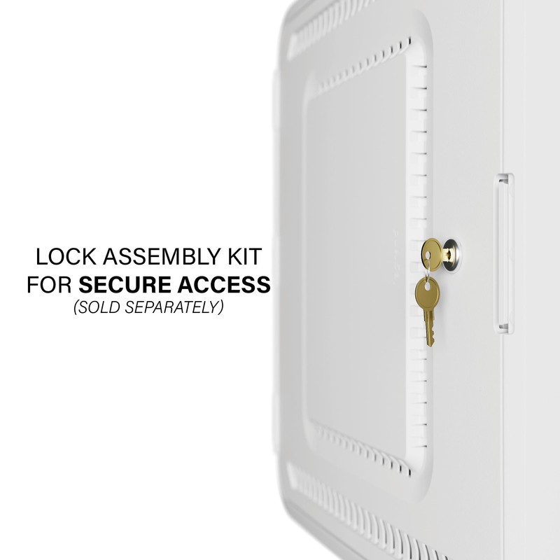 15-Inch Plastic Enclosure with Deep Trim-Ring and Hinged Door
