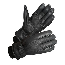 SKYDEER 100% Full Grain Deerskin Leather Winter Gloves for Men and Women, Warm TR2 Socked Lining for Cold Weather Work, Thermal Insulated Gloves for Truck Driving (SD8684T/S)