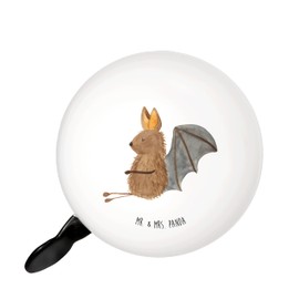 Mr. & Mrs. Panda XL Bicycle Bell Bat Sitting - Gift, Bats, Loud, Animal Motifs, Relaxing, Mountain Bike, Bicycle Bell XXL, Motif