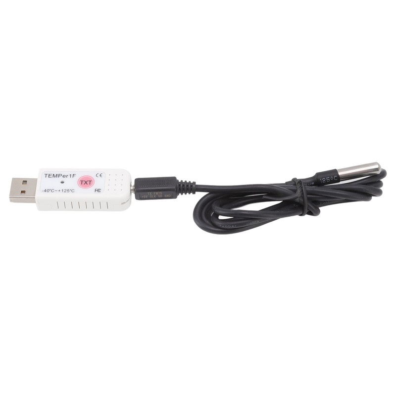 USB Computer Temperature Sensor Data Logger Temperature Alarm for Indoor