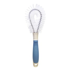 Fox Run Vegetable Cleaning Brush with Handle, Produce & Potato Scrub Brush | Long Lasting Bristles | Vegetable Brush Scrubber For Food | Easy To Store