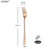 OISHIA Fork Table Fork, Set of 5, 18/8 Stainless Steel,