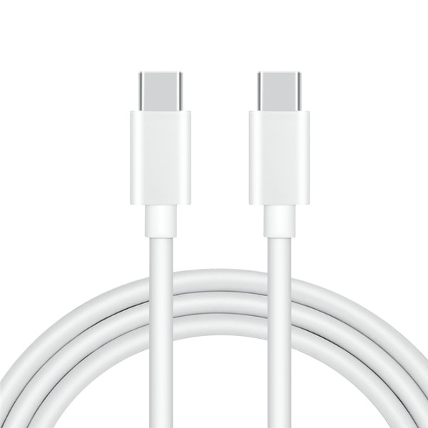 CJP-Geek White 6ft 100W USB-C to USB-C Data Sync Power