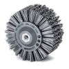 Lessmann Round Brush Punched Grey Diameter 140 mm (18 x