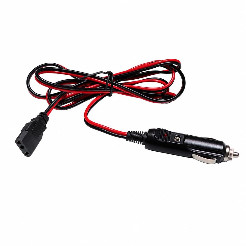 CB Radio Power Cord 3Pin Plug Cable 2-Wire 16AWG Fused