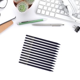 ROYALEAD Pack of 12 Cute Black Pencils, 2B Wooden Sketch Pencils, Stationery, Stationery, Drawing Pencils, Kids, Gifts, Office Supplies