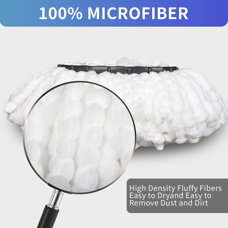 HiBaBy Mop Replace Heads Mop Handle Base Replacement Compatible with