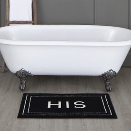 Mohawk Home His Ebony 2' x 3' 4" Bath Mat