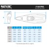 Seac F-100 PRO Full Foot Fins - Black, 40/41