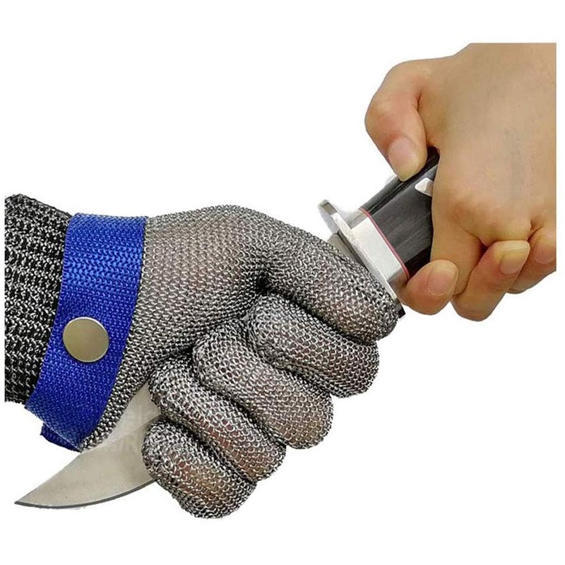 CPTDCL 316L Stainless Steel Mesh Cut Resistant Gloves Kitchen Butcher