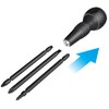 VESSEL BALL GRIP 1/4" Hex. Bit Interchangeable Screwdriver (Bit 3PC.