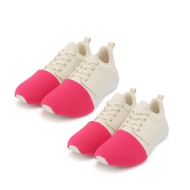 YLZZMDQSZ Dance Shoe Covers,Dance Shoe Socks Over Sneakers – Non-Slip Nylon-Dances Socks for Smooth Floors, Ballet, Women & Men Dancers (2 Pink)