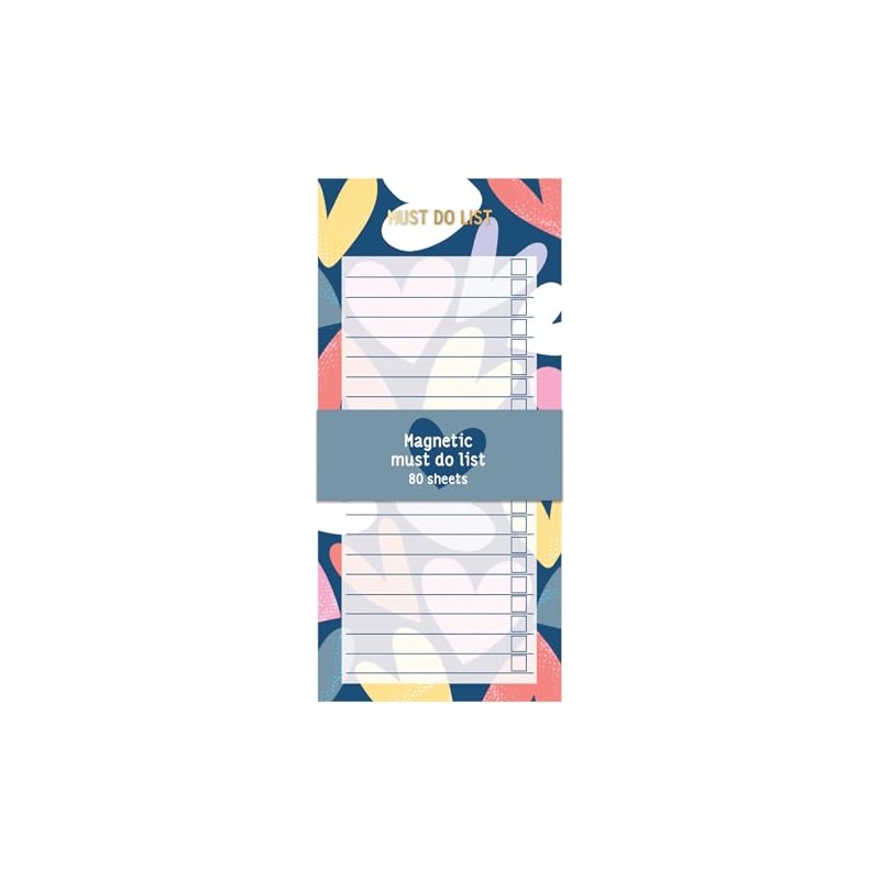 Magnetic Shopping List Must Do to DO List Pad Fridge